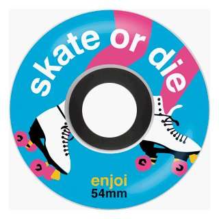  Enjoi Skate Or Die 54mm Premium Urethane (4 Wheel Pack 