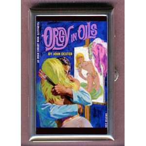  ORGY IN OILS DIMESTORE PULP Coin, Mint or Pill Box: Made 