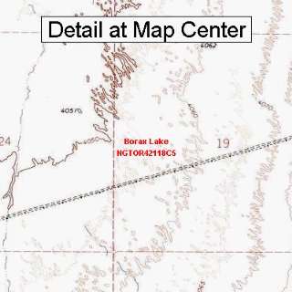  USGS Topographic Quadrangle Map   Borax Lake, Oregon 