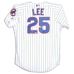  Signed Derrek Lee Jersey   Authentic: Sports & Outdoors