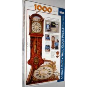  Clock Jigsaw Puzzle (Circa 1800) with Working Clock Mechanism: Toys