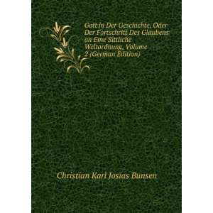   , Volume 2 (German Edition) Christian Karl Josias Bunsen Books