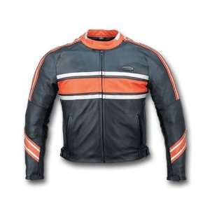  Mens HL 237 Leather Motorcycle Jacket Sz XS Sports 