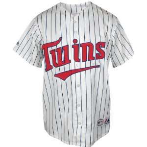  Minnesota Twins Home White/Navy Youth Replica Jersey 