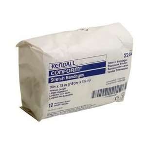  KENDALL CURITY GAUZE ROLL BANDAGE NON STERILE 3 12/PKG 