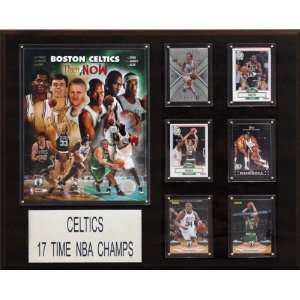  NBA Celtics 17 Time NBA Champions Plaque Sports 