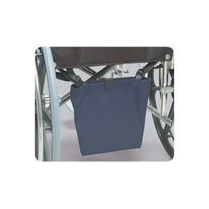 Wheelchair Urine Drn Bag Holder, Blue Canvas