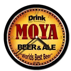  MOYA beer and ale cerveza wall clock 