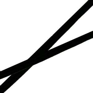  Venus Ribbon 3/16 Inch Rayon Middy Braid, Black: Arts 