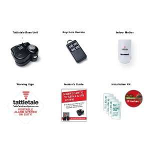   Base Unit, Keychain Remote, and 1 Indoor Motion Detector: Electronics