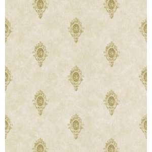   Motif Wallpaper, 20.5 Inch by 396 Inch, Off White