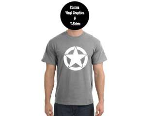 Army / Military Star Logo T Shirt  