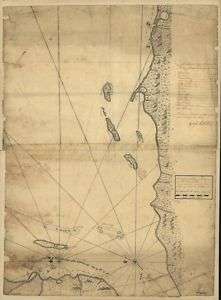 1764 map of Nautical charts, Honduras  