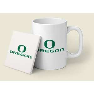 University of Oregon Mug and Coaster Set 