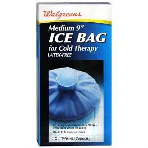  Walgreens Ice Bag for Cold Therapy, 9 Inch, 1 ea: Health 