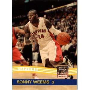  2010 / 2011 Donruss # 36 Sonny Weems Toronto Raptors NBA 