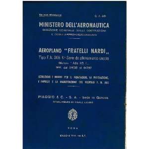  NARDI FN.305 Aircraft Maintenance Manual  1941: Sicuro 