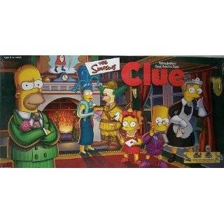THE SIMPSONS CLUE Board Game 1st EDITION with Pewter Pieces