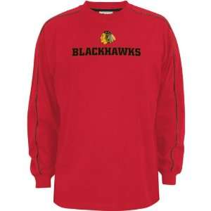  Chicago Blackhawks Close Look Long Sleeve Crew Shirt 