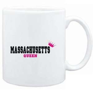  Mug White  Massachusetts Queen  Usa States Sports 