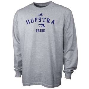  adidas Hofstra Pride Ash Practice Long Sleeve T shirt 