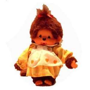  Monchhichi Girl in Pink Dress: Toys & Games
