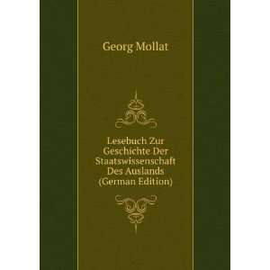   Staatswissenschaft Des Auslands (German Edition) Georg Mollat Books