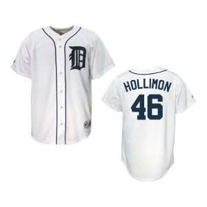  Hollimon #46 Majestic Detroit Tigers Replica Home Jersey 