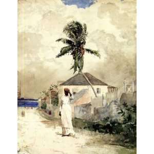   the Road, Bahamas Winslow Homer Hand Painted Art