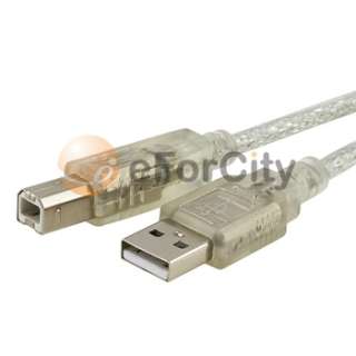For HP CANON DELL PRINTER CABLE CORD USB 2.0 A B 10FT  