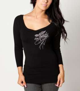 Metal Mulisha Womens GirlsTake Flight Sweater Black Medium M M41717400 