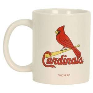 St. Louis Cardinals MLB 11 oz. Logo White Ceramic Coffee Mug:  