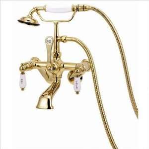 Bundle 60 Adjustable Tub Faucet with Hand Shower and Hot & Cold 