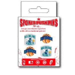  NEW ORLEANS HORNETS PUSH PINS  4PK: Sports & Outdoors