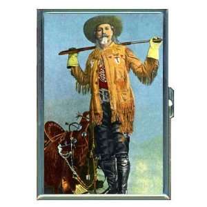 Buffalo Bill Antique Photo ID Holder, Cigarette Case or Wallet MADE 