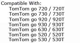 Windshield Car Mount Holder For TomTom GO 720 920 520 T  