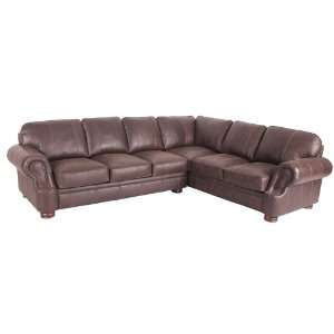  Sectional Wax Cracker Leather Top/Split Sofa Furniture 