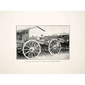   Military Army Captured Weapons Cannons   Original Halftone Print Home