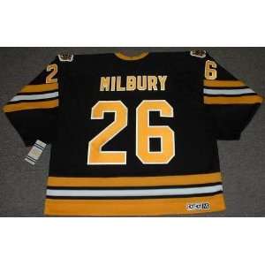  MIKE MILBURY Boston Bruins 1983 CCM Vintage Throwback Away 