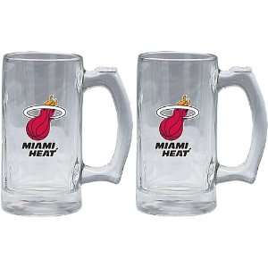  Hunter Miami Heat 2 Pack Glass Sport Mugs Sports 