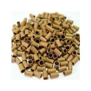 200 PCS 2.8mm Light Brown Color Copper Tubes Beads Locks Micro Rings 