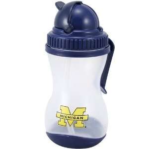  Michigan Wolverines Navy Blue Sport Sipper w/ Clip: Sports 