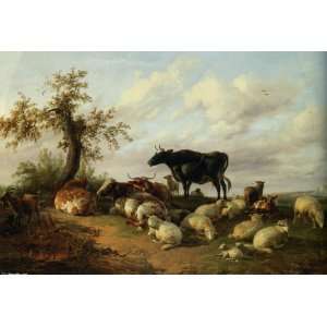  FRAMED oil paintings   Thomas Sidney Cooper   24 x 16 