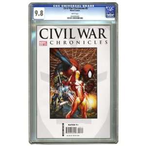    Civil War Chronicles #3 Michael Turner Cover CGC 9.8 Toys & Games