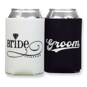  Bride & Groom Can Coolers Jewelry