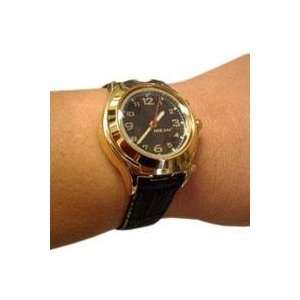  IBEAM Womens Gold Magnifying Watch with Flashlight 