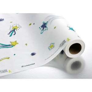 Stars Of Hope Print Pediatric Crepe Exam Table Paper Roll Size 21 H 