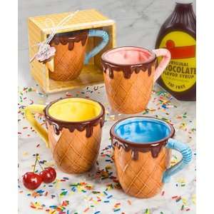  Ice Cream Lovers Collection ice cream cone mugs: Home 