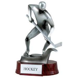   Trophies   11 inches Silver Resin Hockey Figure
