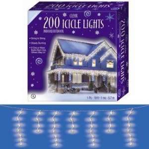  17 Clear Icicle Lights (200 count) Toys & Games